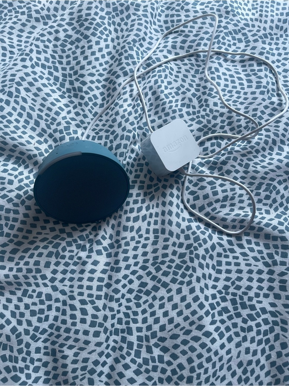 Amazon Alexa Echo Pop (Teal and White)